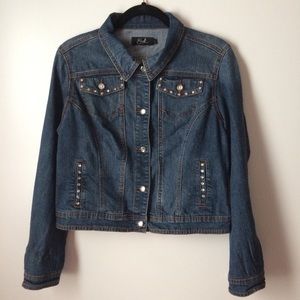 💎 EARL jeans Denim Jean Jacket Size L